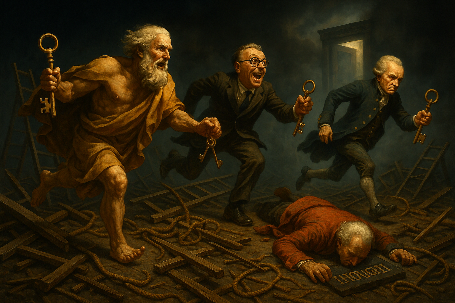 Hakikatin Peşinde Koşarken Ayağını Düşünceye Burkan İnsanlık